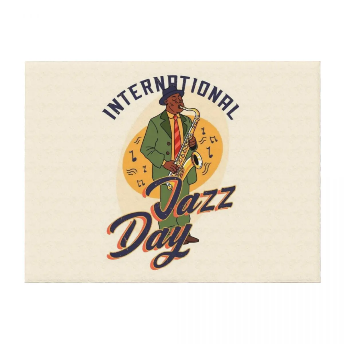 

International jazz day | world jazz music festival Throw Blanket Stuffeds christmas decoration Sleeping Bag Cute Plaid Blankets