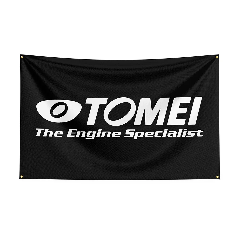 3x5 Ft Tomeis Flag Polyester Printed Racing Car Banner For Decor