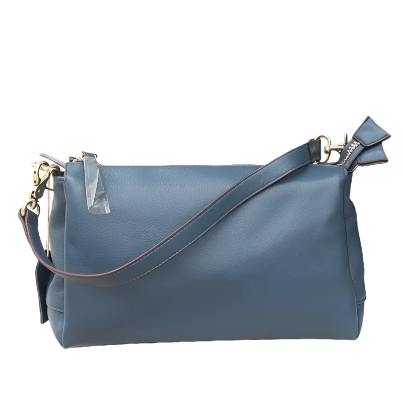 

Универсальная повседневная мягкая сумка через плечо из натуральной кожи, женские сумки, кошелек в корейском стиле, однотонная женская сумка на плечо, подмышки