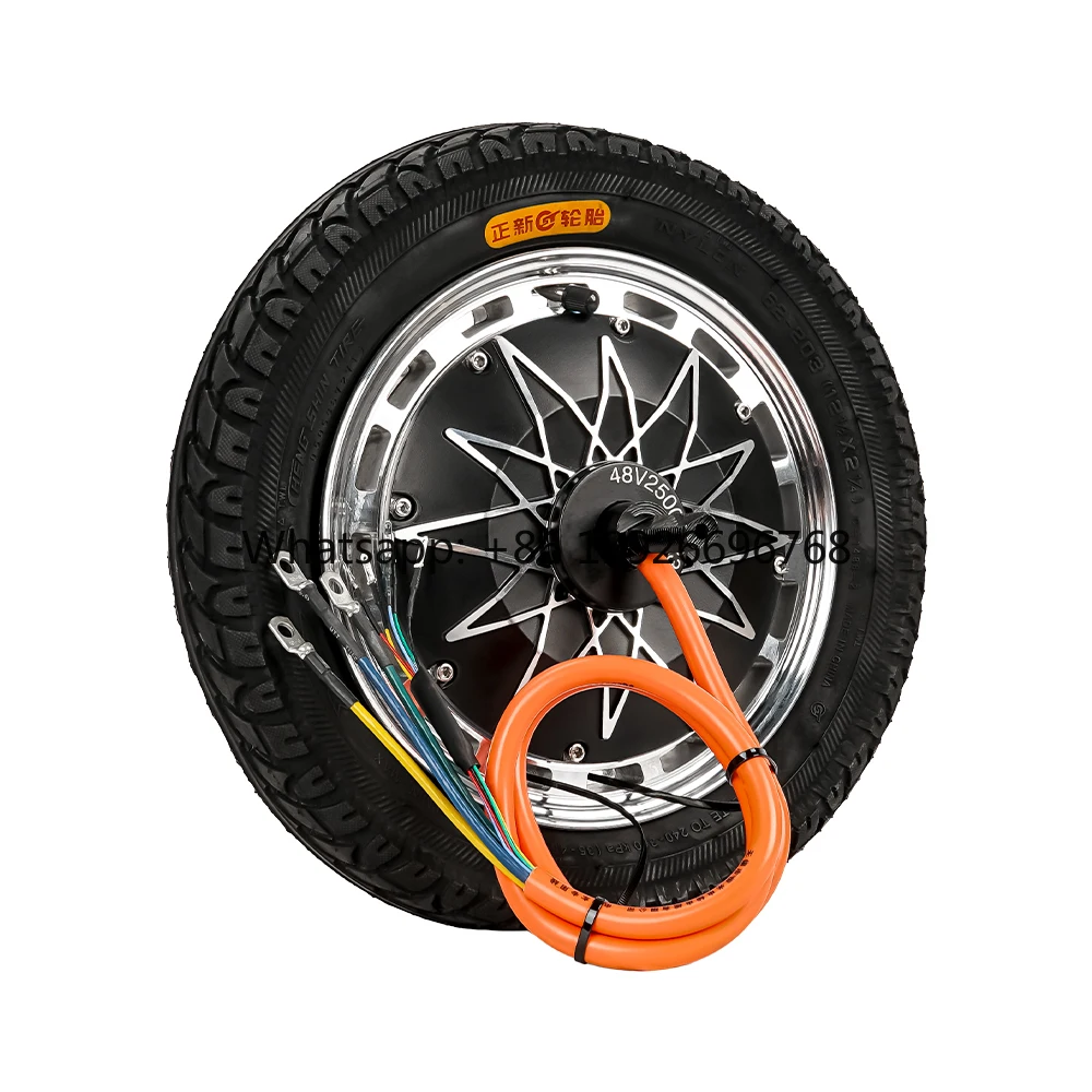 

12-дюймовый раздельный мотор-колесо 48В 60В 72В 1500Вт 3000Вт 3500Вт 5000Вт для мопедов и багги