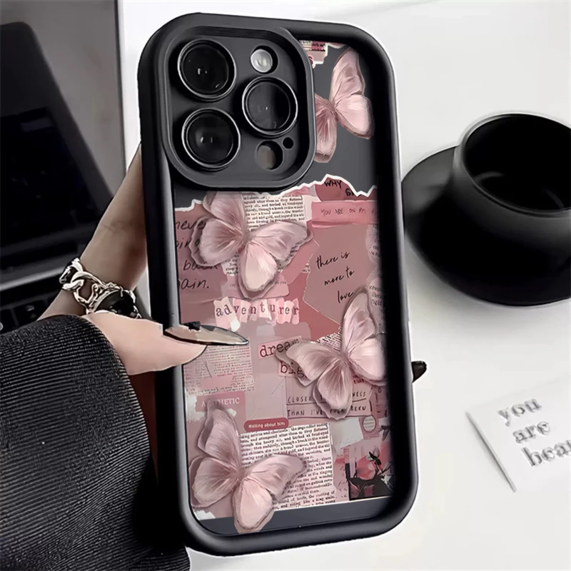 حافظة لهاتف آيفون 17 16 15 14 13 12 11 Pro Max XS X XR 7 8 Plus 16E 17 غطاء سيليكون ناعم مقاوم للصدمات بالهواء