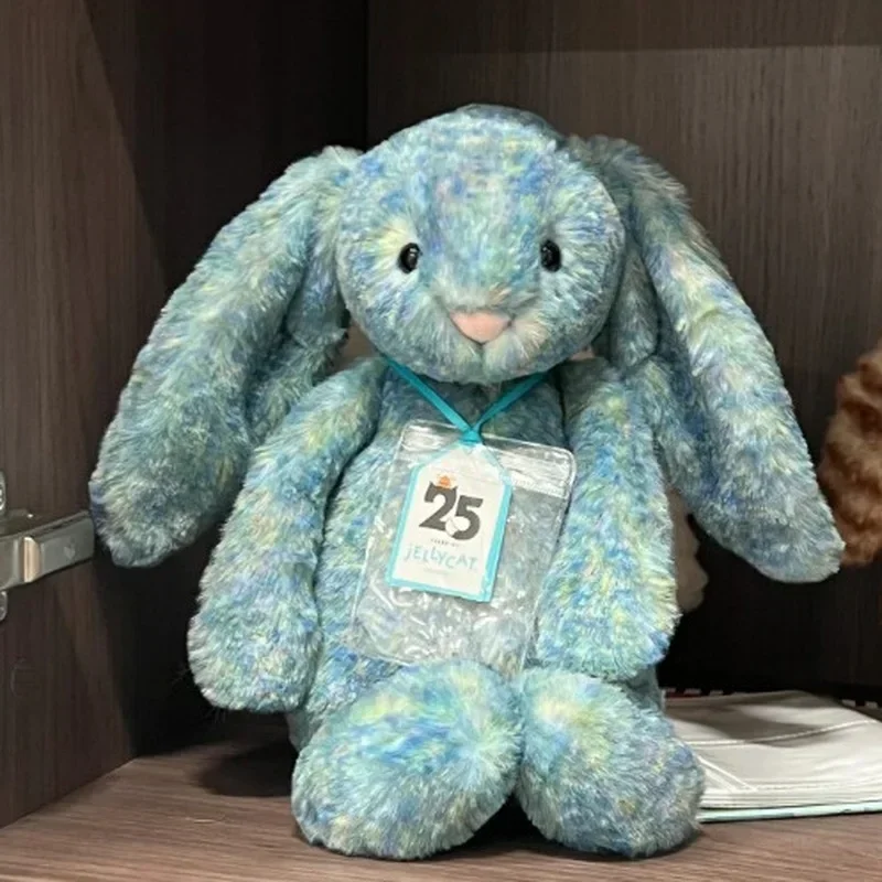 Jelly Cat 30cm Monet Bunny Plush Doll 25th Anniversary New Shy Blue Oil Painting Rabbit Home Decoration Cat And Dog Toy Pet Gift