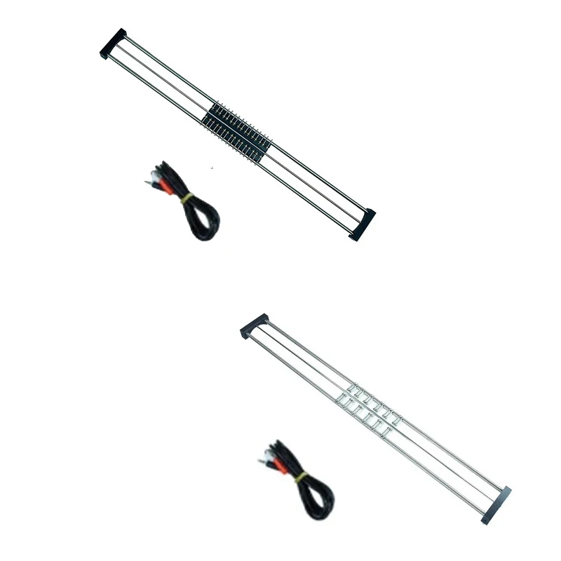 Escala 1/160 N y tren a escala 1/87 Ho, accesorios de modelo de pista de 50cm, soporte de prueba de rodamiento de pista para cinta de correr de tren