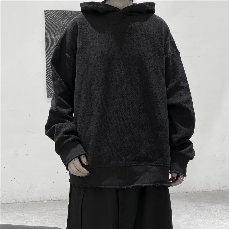 

Men's Loose Casual Hoodie New Fashion Fashion In Autumn And Winter Large Size Wear Anti Terry Hoodie On Both Sides