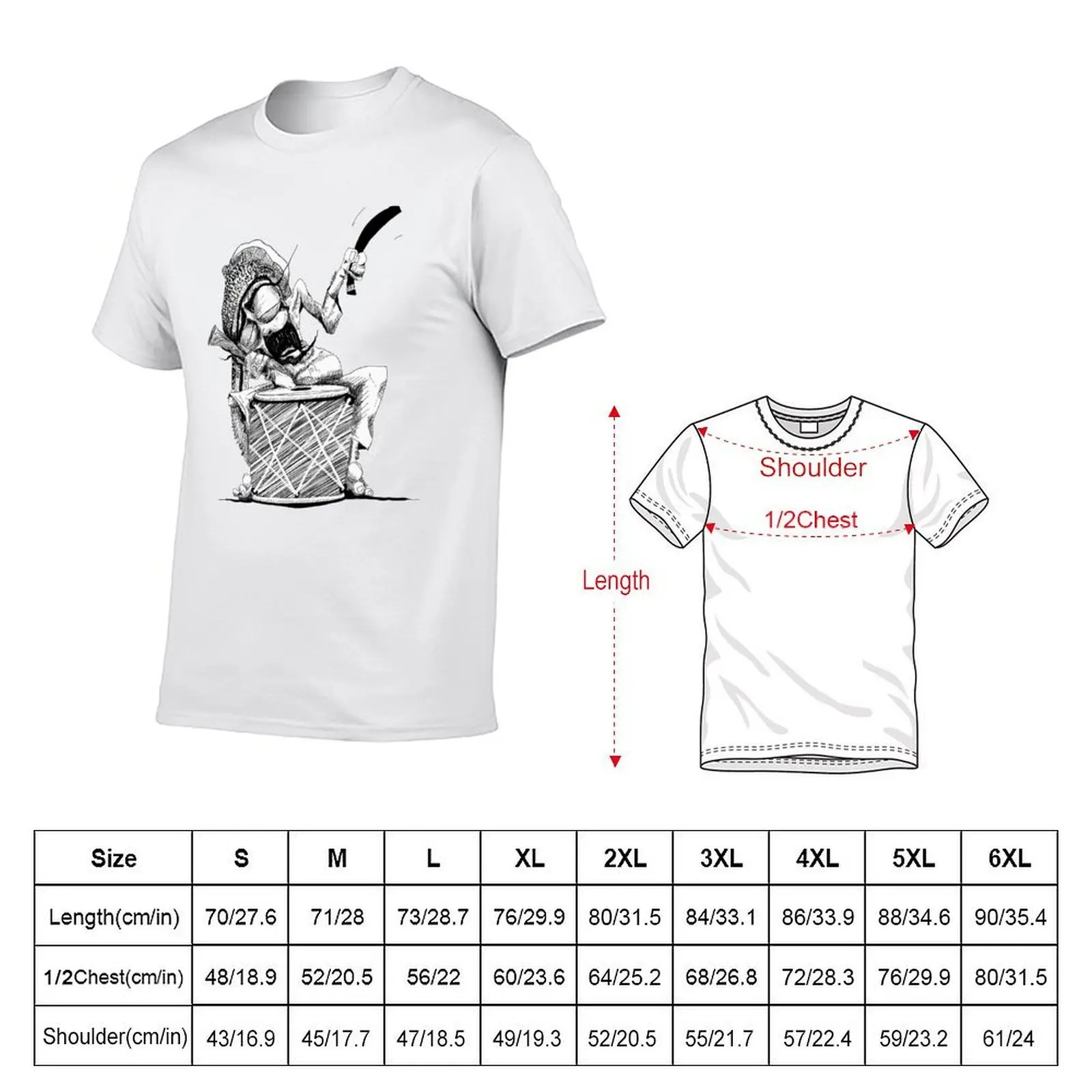 drummer T-Shirt Summer Sports Quick Dry T-Shirt