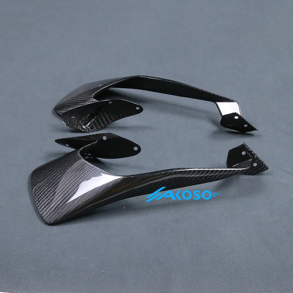 100% Pure 3K Full Dry Carbon Fiber Motorcycle Fairing Kit   For Yamaha R1 R1M 2023 2024 2025 Winglets