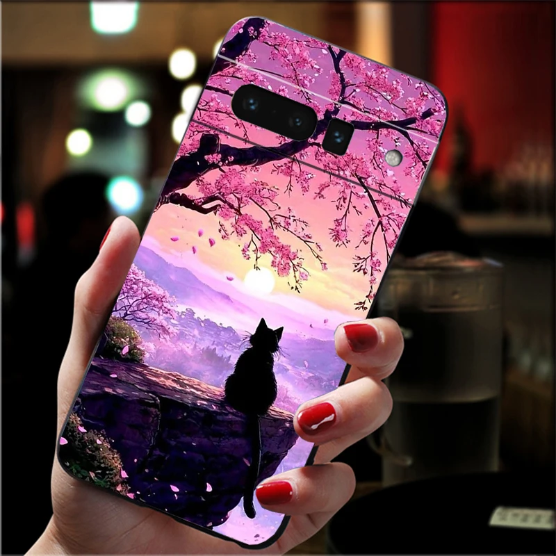 

Lovely Cat Carcasa Funda Phone Case For Google Pixel 10 9 Pro XL 9A 8 7 6 Pro Pixel 8A 7A 6A Pixel 8 7 6 5 Case