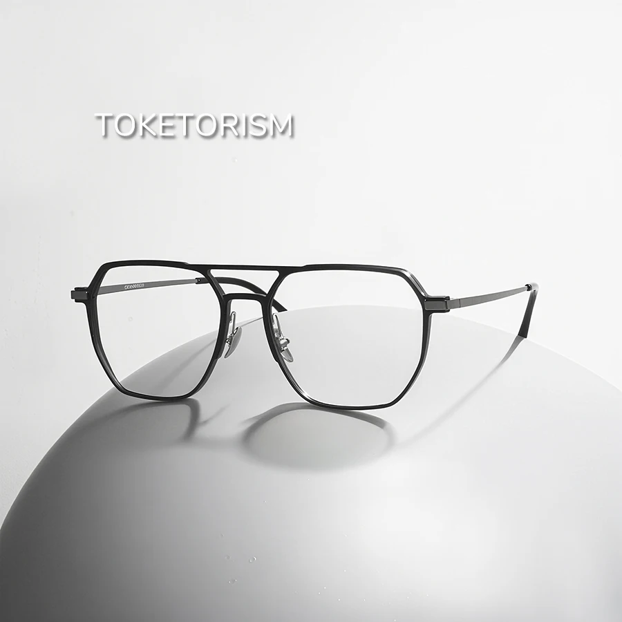 

Toketorism, мужские очки-пилоты высокого качества, большая оправа, женские очки, оправа для оптических очков по рецепту