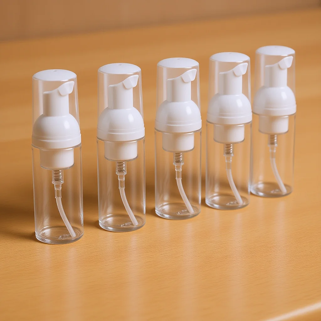 

10Pcs Portable Foam Soap Dispenser 50Ml Travel Pump Bottle for Lash Shampoo Cleanser Lightweight Reusable Plastic Container