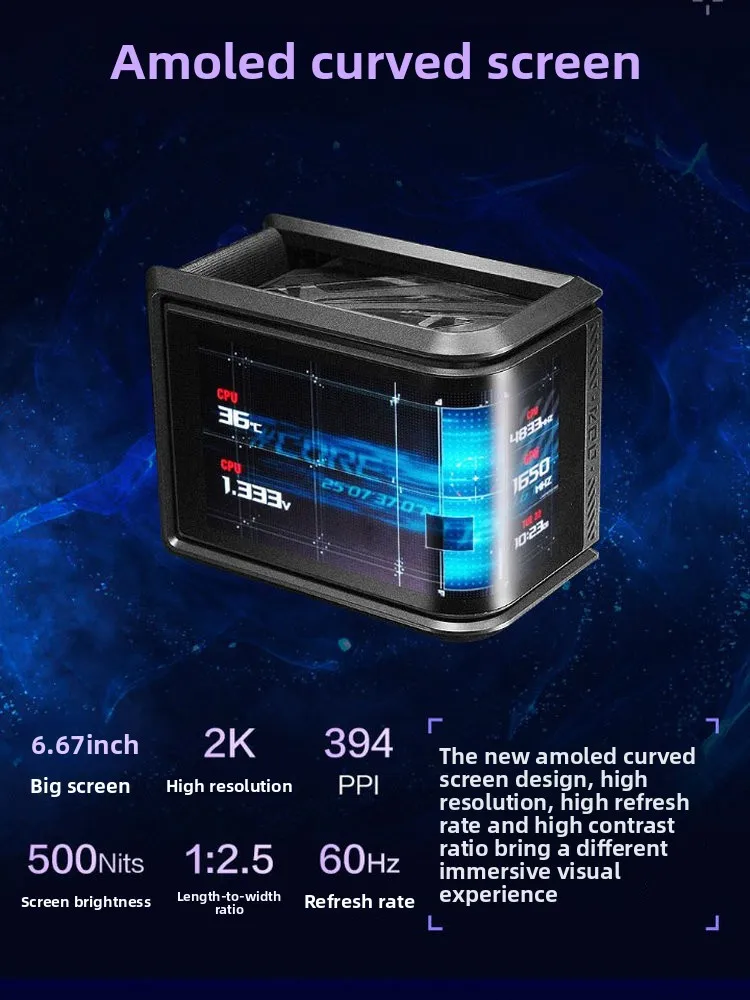 4th Generation Curved Screen 360 ARGB All-in-One CPU Water Cooler Desktop Computer