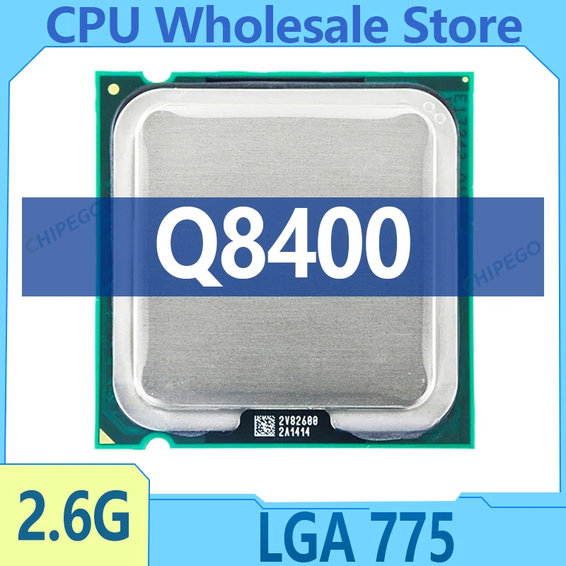 Core 2 Quad Q8400 2.6 GHz SLGT6 Quad-Core Quad-Thread CPU Processor 4M 95W LGA 775