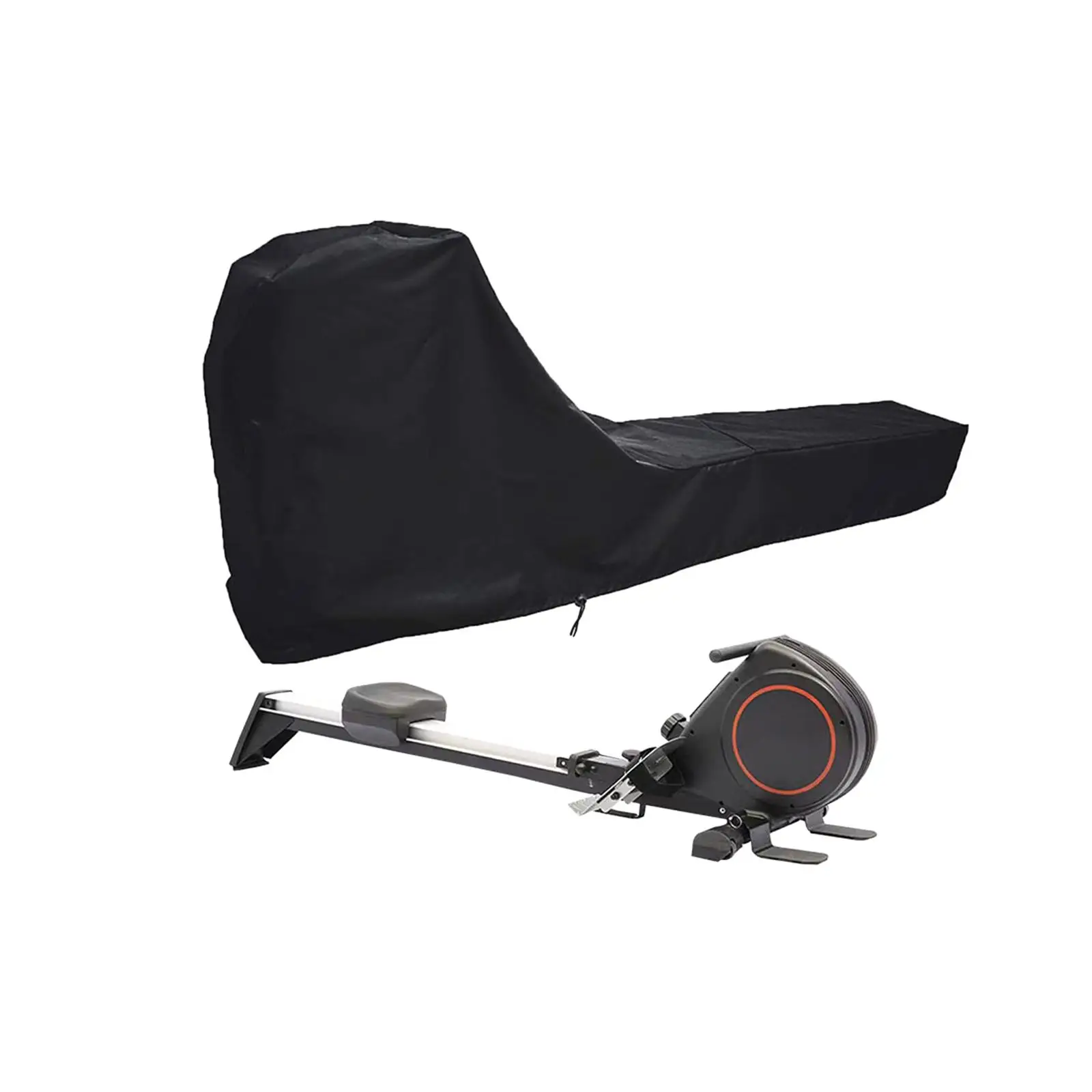 Waterproof Rowing Machine Cover 210D Oxford Dustproof Anti Scratch Fitness Equipment Protector for Home Gym