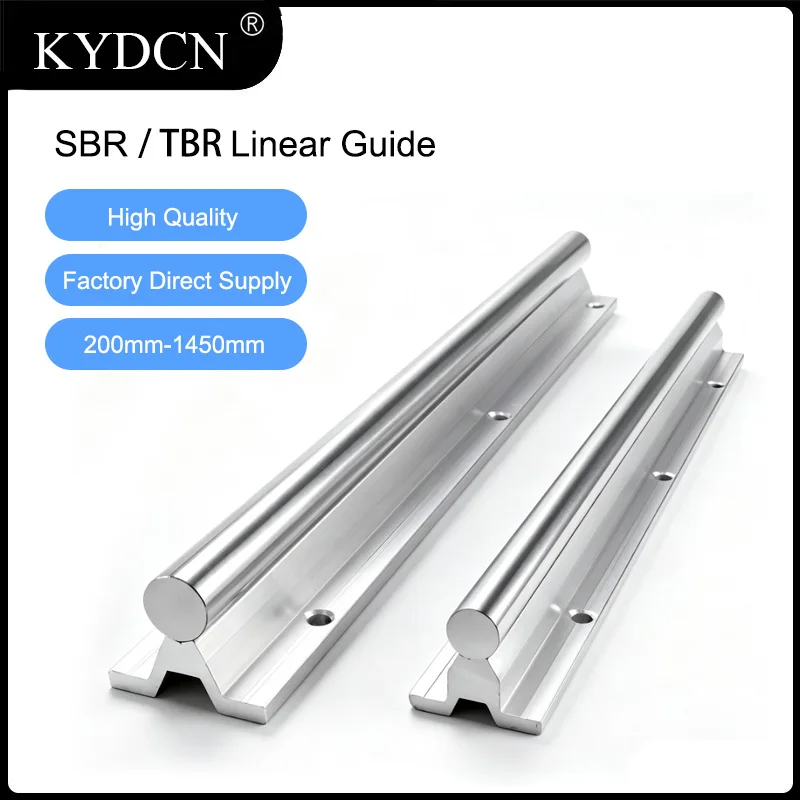 1Pcs TBR SBR Slider 45# Aluminum Support Base Rail SBR10 SBR12 SBR16 SBR20 SBR25 SBR30 SBR35 SBR40 For CNC 3D Printer Parts