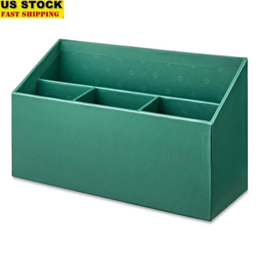 

Настольный органайзер, 4 отделения, 2 яруса, шикарное решение для хранения, домашний офис, письменная посуда, ножницы, маркеры, изумрудно-зеленый