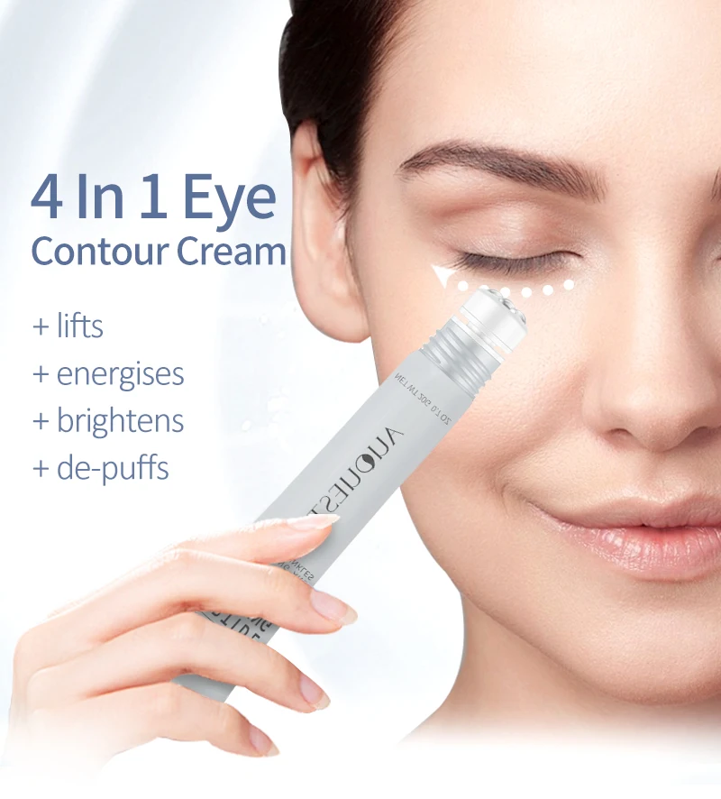 Crema para contorno de ojos 4 en 1, antiojeras, bolsas para ojos, suero antiarrugas para ojos, reafirmante, cuidado de la piel de los ojos