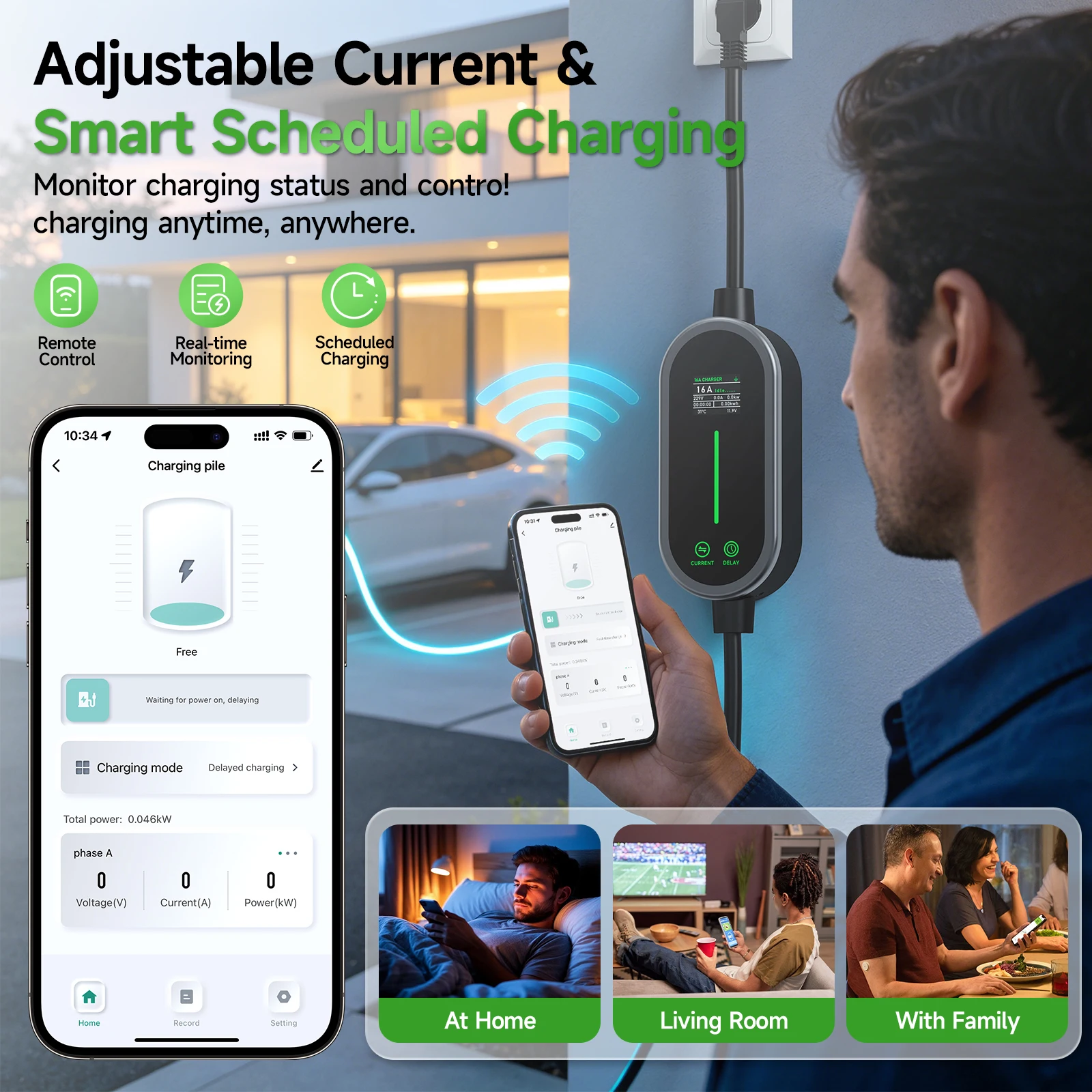 AFEEV เครื่องชาร์จรถยนต์ไฟฟ้า  - Wifi Smart Plug บทวิจารณ์และราคา