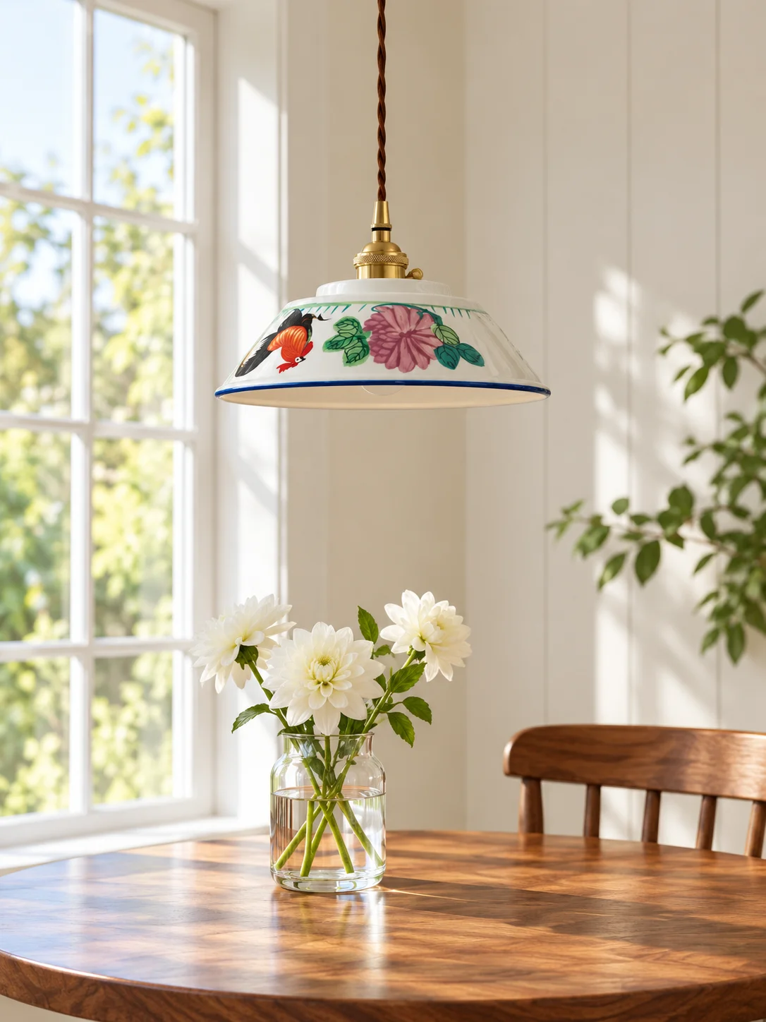 lampada-a-sospensione-in-ceramica-stile-vintage-con-decoro-a-forma-di-gallo-e-motivi-floreali-piccola-lampada-da-soffitto-con-cavo-regolabile-e-sistema-di-fissaggio-a-sospensione