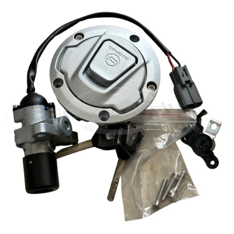 

Оригинальный комплект замков зажигания для CFmoto CF400-6 CF400-8 CF400-9 CF650-10 450SR 675SR 2022-2025, детали мотоцикла 6AQV-011000-1002