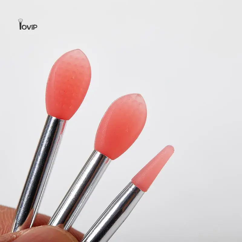 Boîte de rangement en silicone souple pour masque de maquillage, brosse avec ventouse, couvercle anti-poussière, rouge à lèvres, pinceaux cosmétiques, rouge à lèvres, 1 pièce, 3 pièces