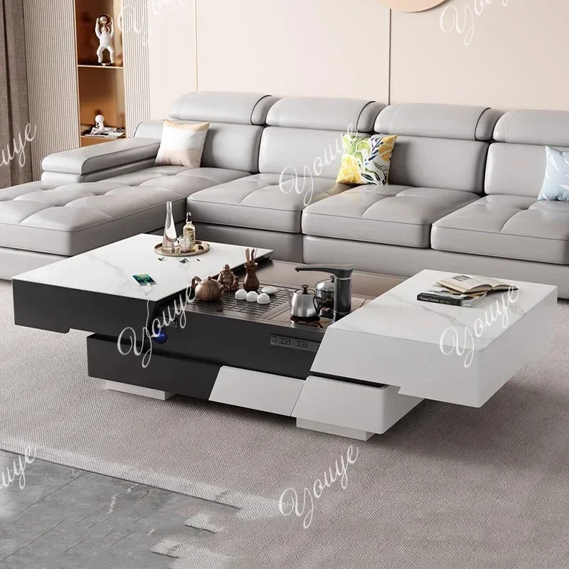 

Italian Elevator Coffee Table Extendable European Storage Unique Luxury Coffee Table Nordic Designer Muebles De Sala Furniture