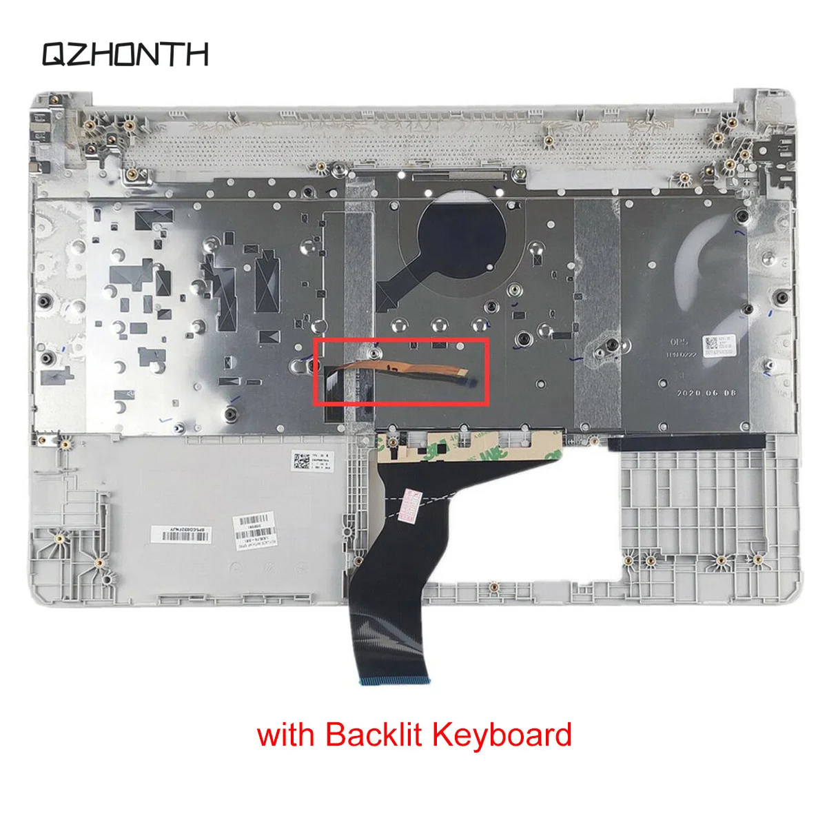 New For HP 15-EF 15-DY 15S-EQ 15-EF0023DX Palmrest Upper Case with Keyboard (No Fingerprint Hole) L60341-001