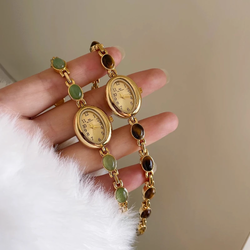 Student 2025 waterproof quartz watch birthday gift retro classic trend women's watch elegant and simple