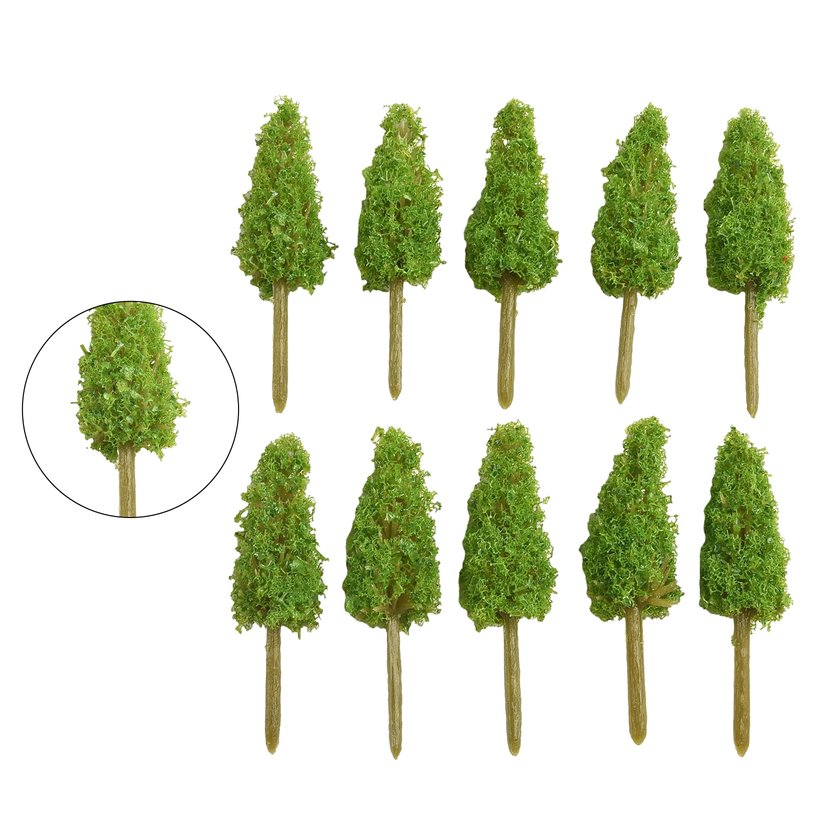 EFor NhaFor Nce Your MiFor Niature LaFor NdscapiFor 10pcs PiFor Ne Trees Model Trees 65mm 3 DiffereFor Nt GreeFor for ns