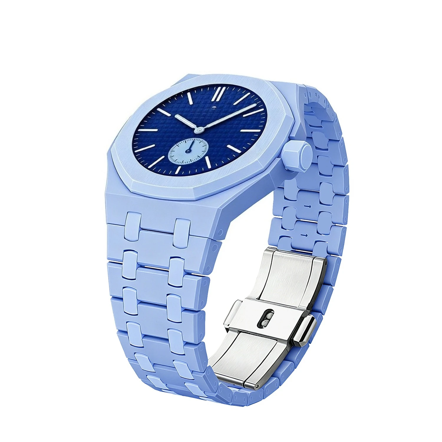 Ceramic Watch Case & Strap Modification Set For Swatch x AP Royal POP Biomaterials Watch Durable Replacement Upgrade Kit - view 5