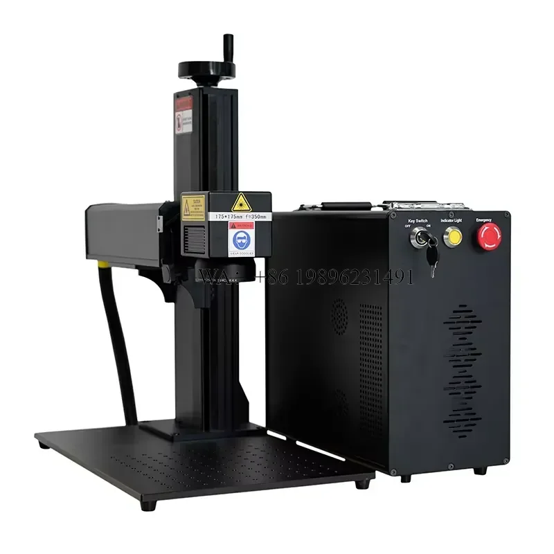 Wmwmnu 2024 High Precision JPT 50W 3D Engraving Fiber Marking for Large Format and Irregular Surface Metal