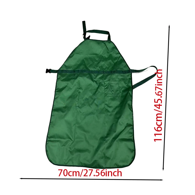 

1pcs Full Coverage Safety Workwear Breathable Mesh Lawn Mower Apron With Pockets - For Gardening Trimming & Landscaping