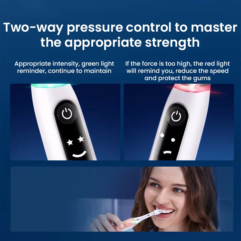 Oral B iO Series 7 Smart Electric Toothbrush 3D Teeth Tracking Brushing 5 Mode Pressure Sensor Ultimate Clean Replace Brush Head