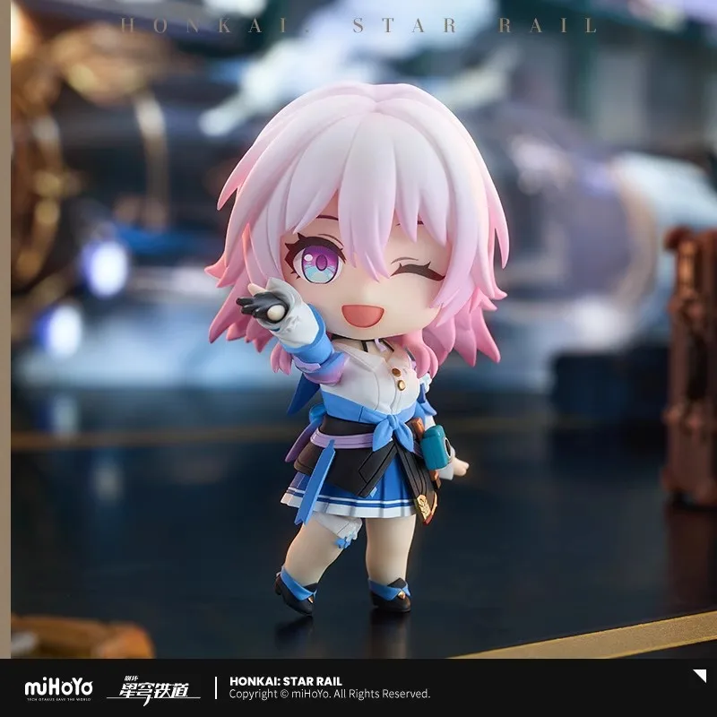 

Genuine miHoYo Honkai: Star Rail Official Anime March 7th Clay Figures Game Peripheral Desktop Ornaments Decoration Holiday Gift