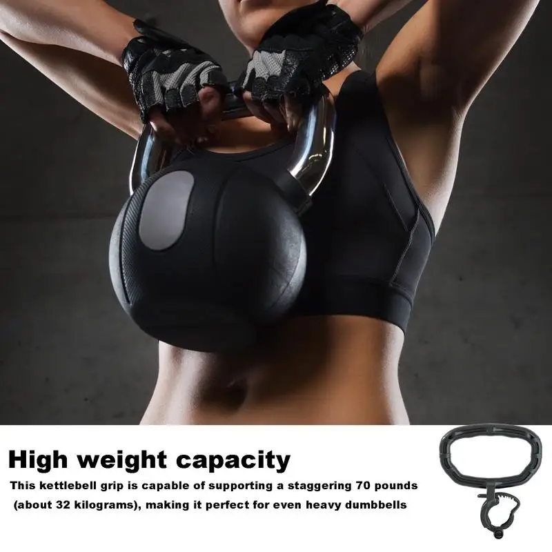 Kettlebell Grip Portable Attachment For Strength Training Converts Your Dumbbells Into Kettlebells Fitness Tool For Home And Gym