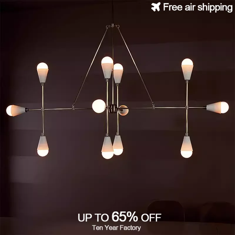 

Industrial Style Modern European Metal Pendant Light for Dining Table Restaurant Living Room Ceiling Hanging Lamp Decor