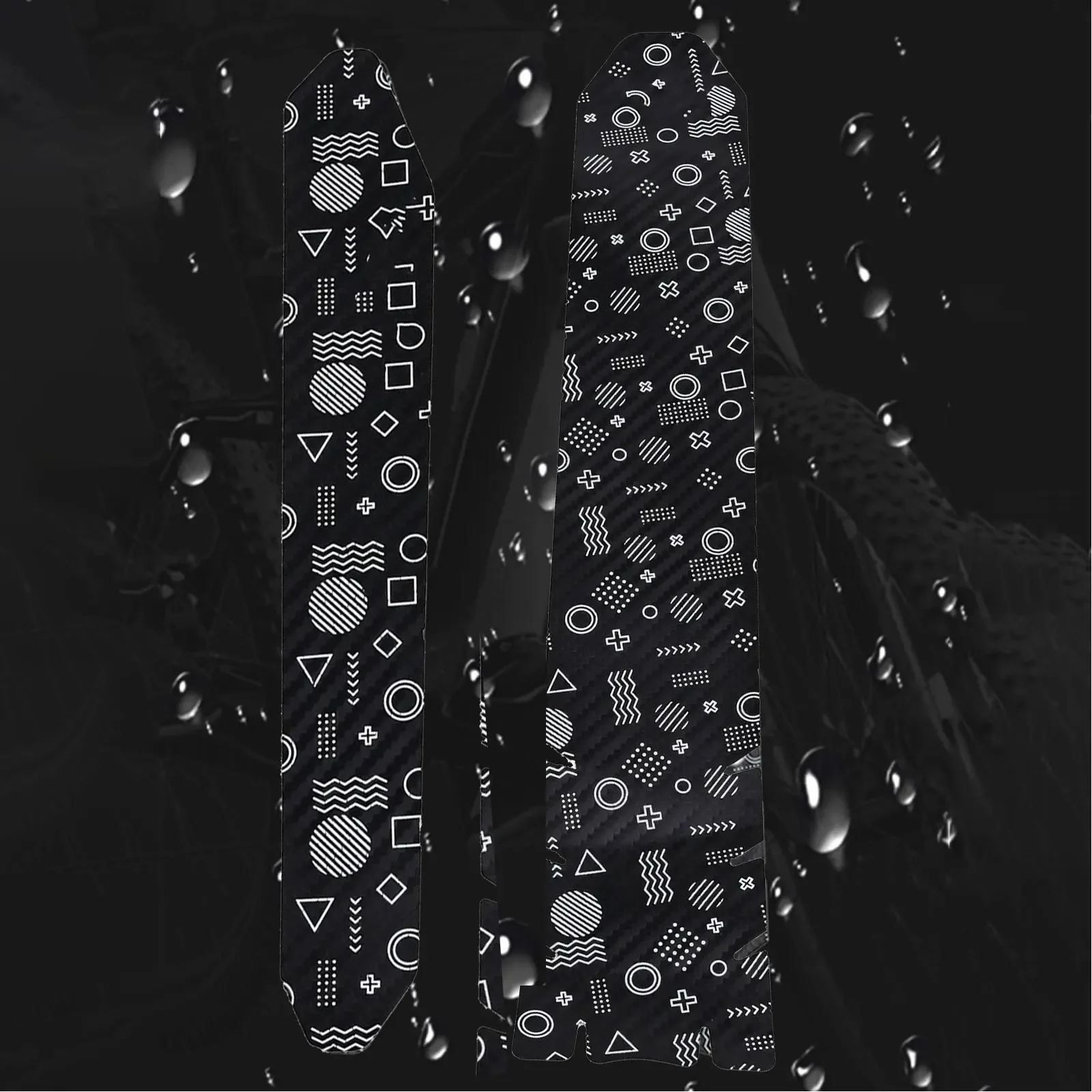 

Bicycle MTB Bike Chainstay Frame Scratch Protector Protective Sticker Paster Bicycle Protection Carbon Fiber Sticker