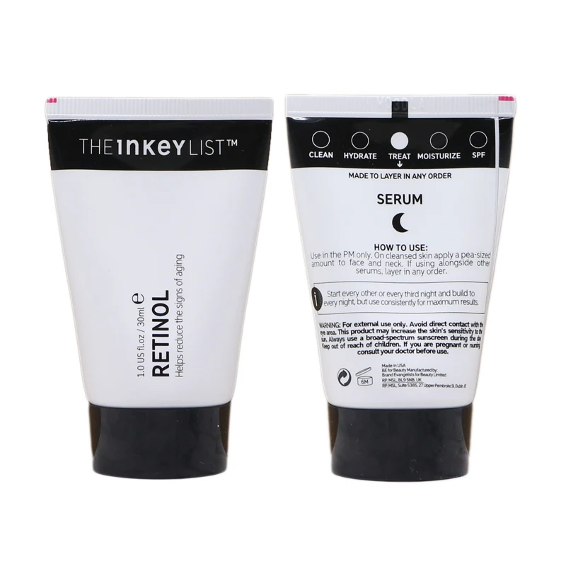 Original THEINKEYLIST THE INKEY LIST RETINOL Cream Serum 30ml REDUCE WRINKLES WITHOUT IRRITATION