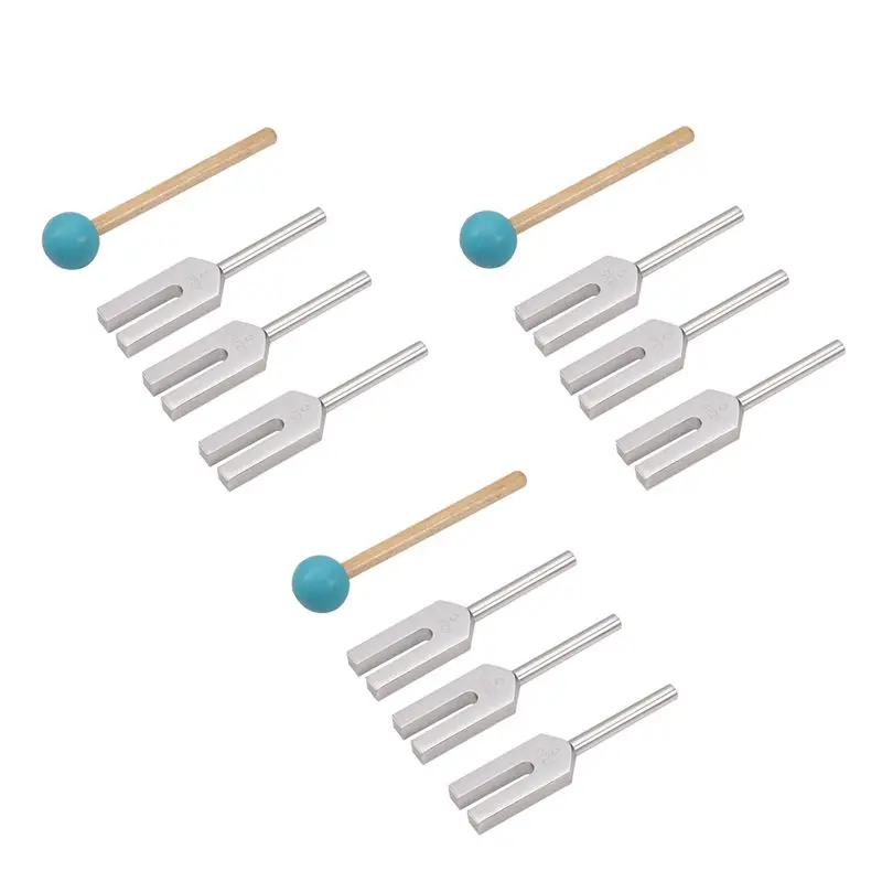 

Набор из 12 алюминиевых кристаллических камертонов AB31 (4096 Гц/4160 Гц/4225 Гц) для энергетической настройки