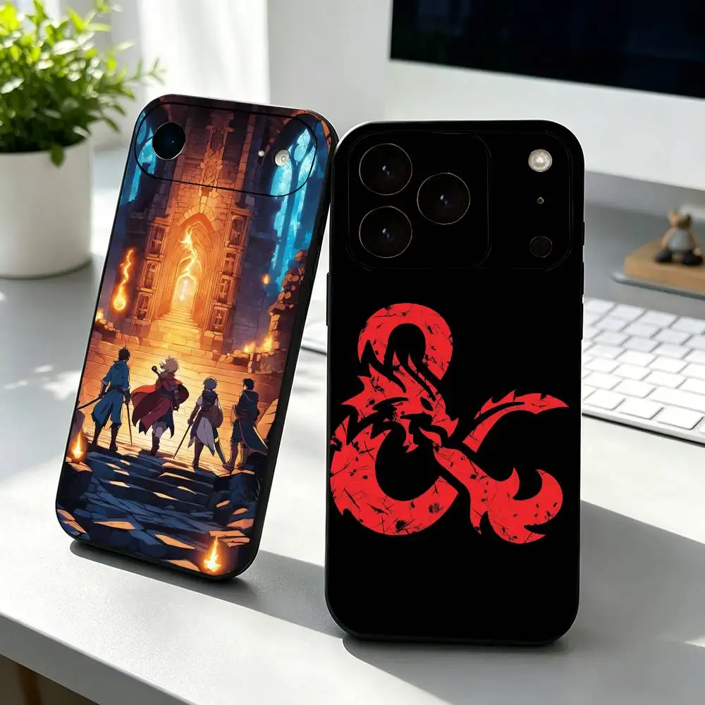 

D&D Dungeons and D-Dragons Game Phone Case Silicone Soft For IPhone 17 16 15 14 13 12 11 X XR Plus Pro Max Plus