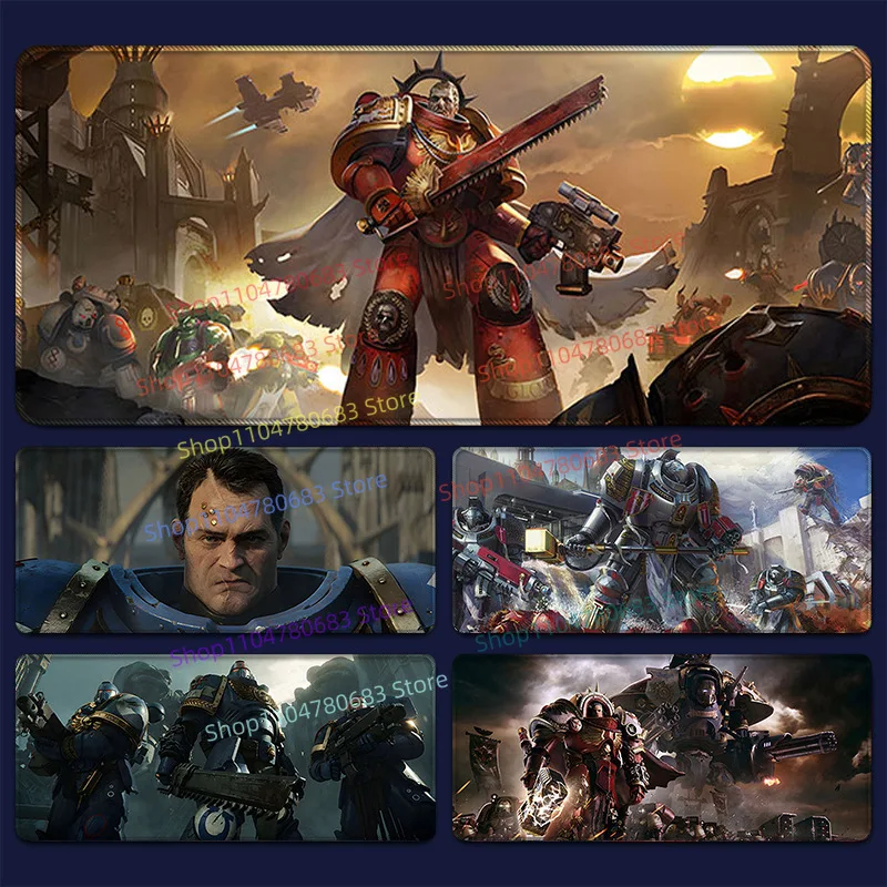 Blood Angels 40K Gaming Mouse Pad Large Anti Slip Rubber Desk Mat Laptop Keyboard Pad Wargame Fan Holiday Gift