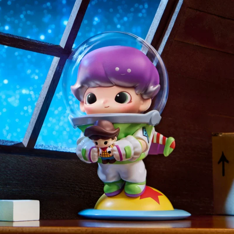 POPMART DIMOO WORLD PIXAR Series Blind Box Toys Kawaii Anime Action Figure Surprise Mystery Box Dolls Gift image 3