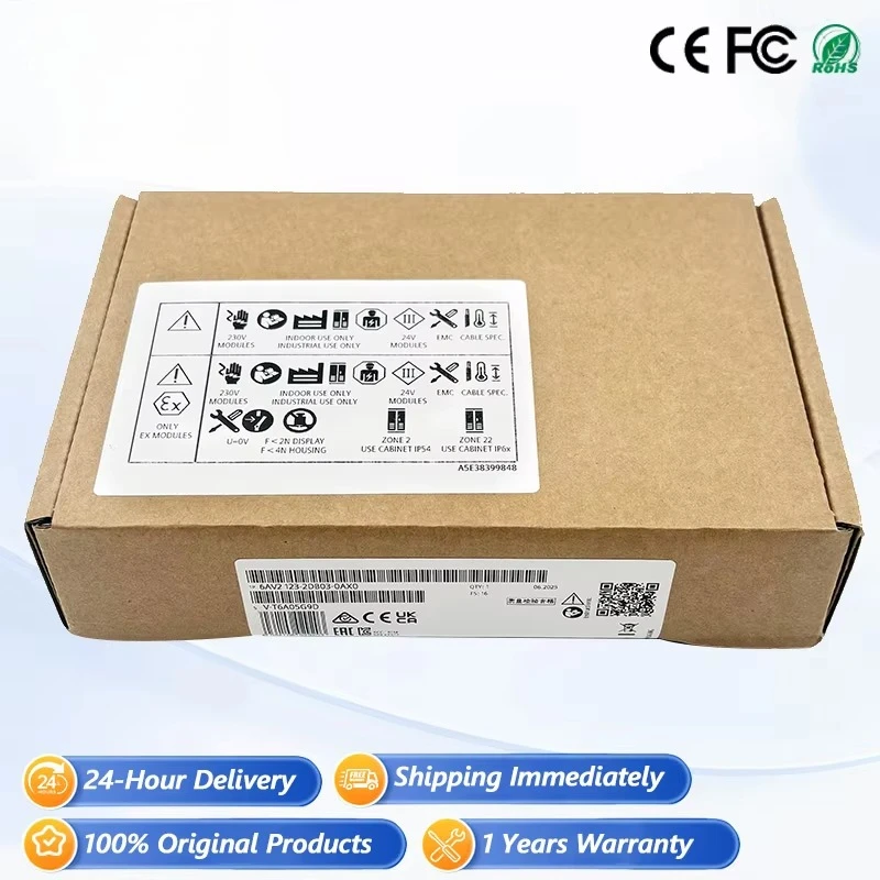 New HMI Panel PLC Controller 6AV2123-2DB03-0AX0 6AV2 123-2DB03-0AX0 TFT 10MB Onboard Memory Human-machine Interface
