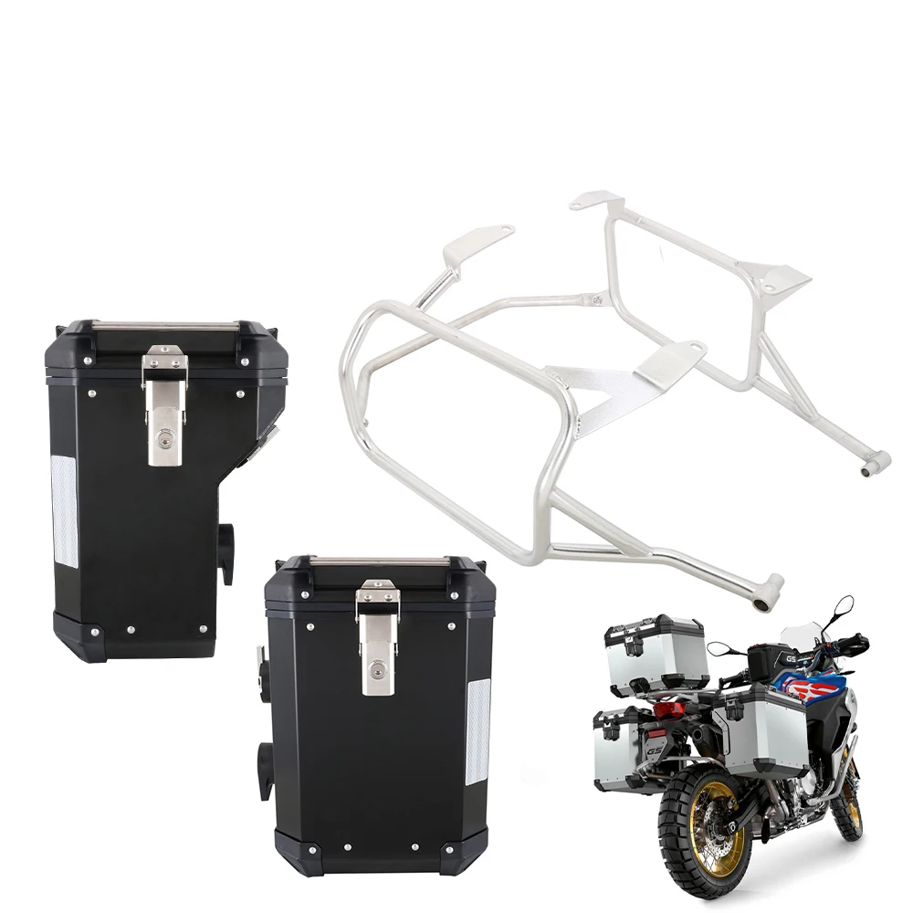 

JFG 32L 36L 43L 48L 65L Alu Adv Motorcycle Aluminum Side Box With Bracket for Bmw F850Gs/750Gs /850Gs