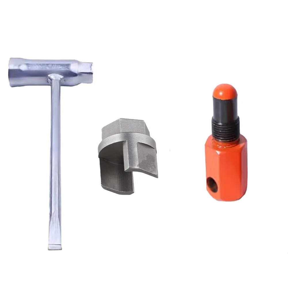 Flywheel Puller Clutch Removal Tool Metal Construction Three-piece Kit Compact Portable Simplifies Maintenance