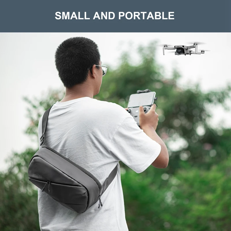 DJI 미니 3 2 SE 드론용 휴대용 크로스 바디 숄더백, DJI 미니 3 2 SE, OM 6/5/4, 고프로 Insta360 액션 카메라 가슴 팩