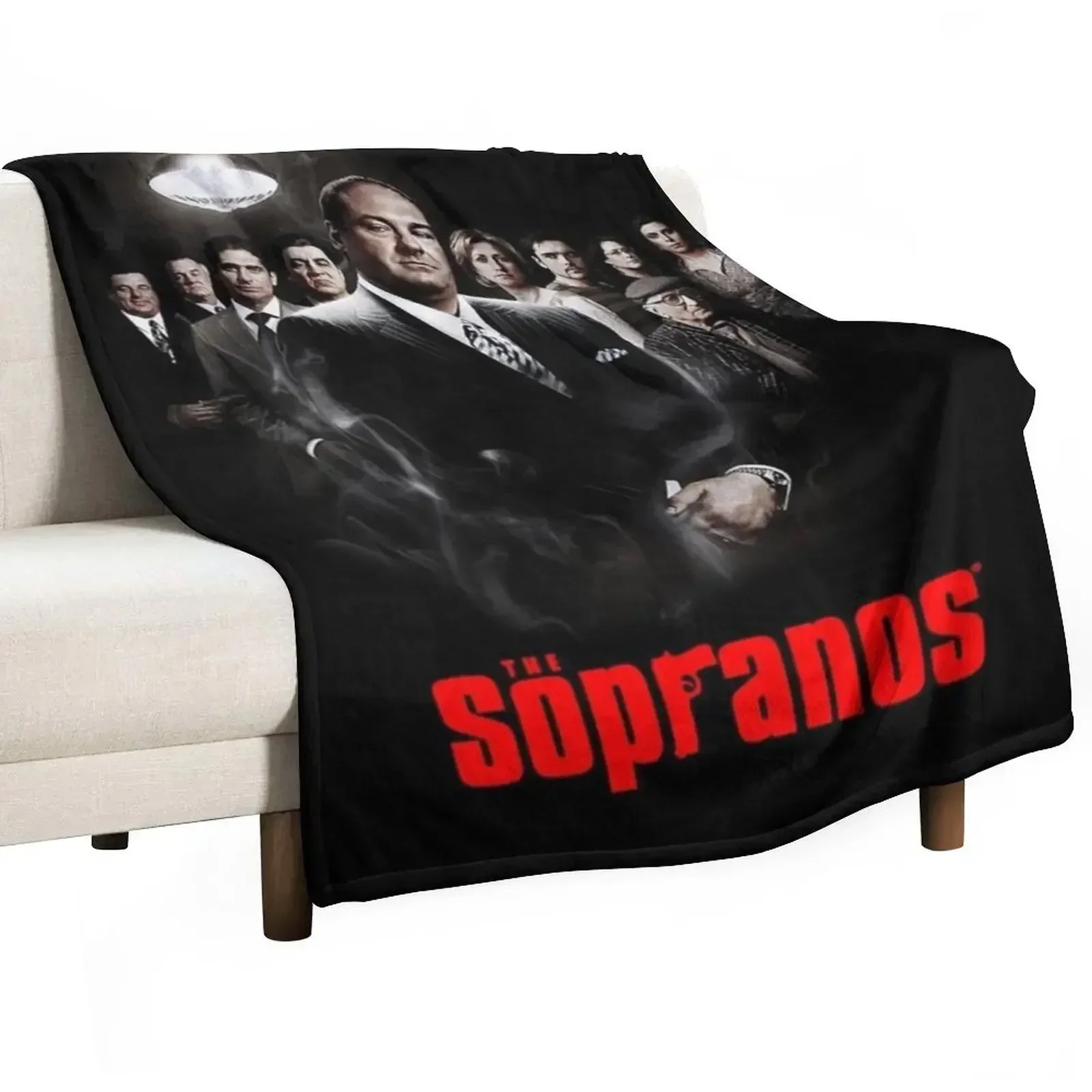Sopranos Vintage Throw Blanket Fashion Sofas Decoratives Decorative Throw Thermals For Travel Plaid Flannel Fabric Blankets