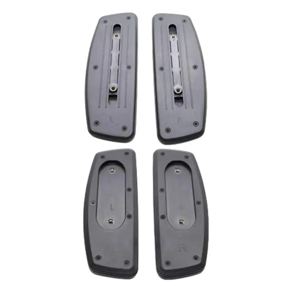 2Pcs/1Pair with Mounting Hole Office Chair Arm Pads Easy Installation Gaming Chair Parts Replacement Armrest Water Resistant