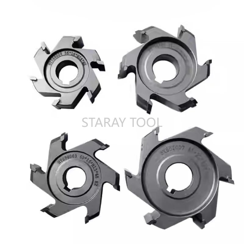 

2Pcs 56*16*H14 4/6Z Rough Trimming Cutter Finishing Knife for Edge Banding Machine Woodworking Cutting Tools