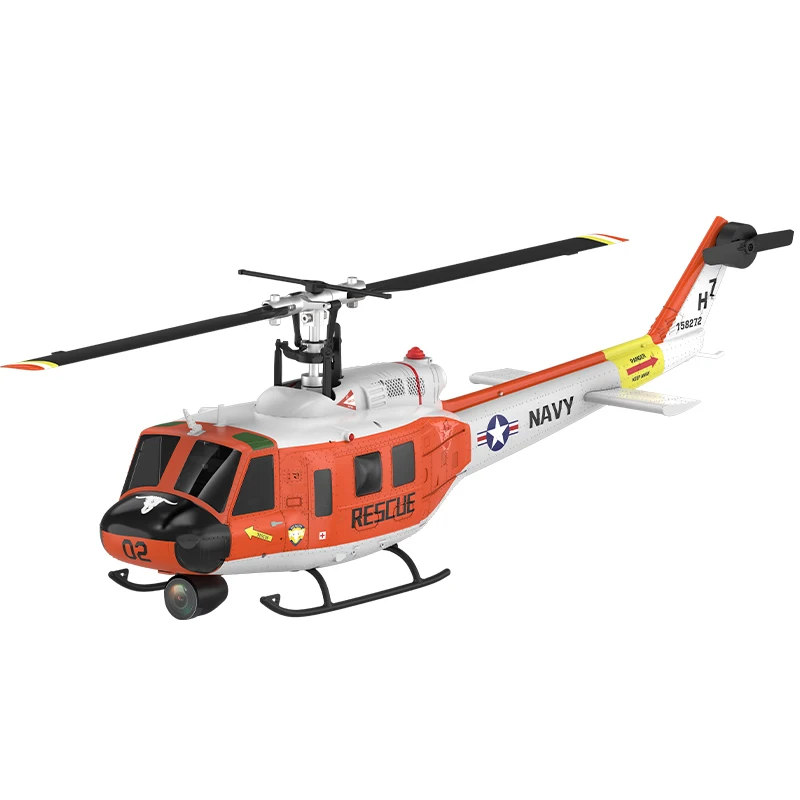 Yuxiang F07H remote-controlled helicopter UH-1 Huey brushless real helicopter model, GPS positioning, automatic return, outdoor