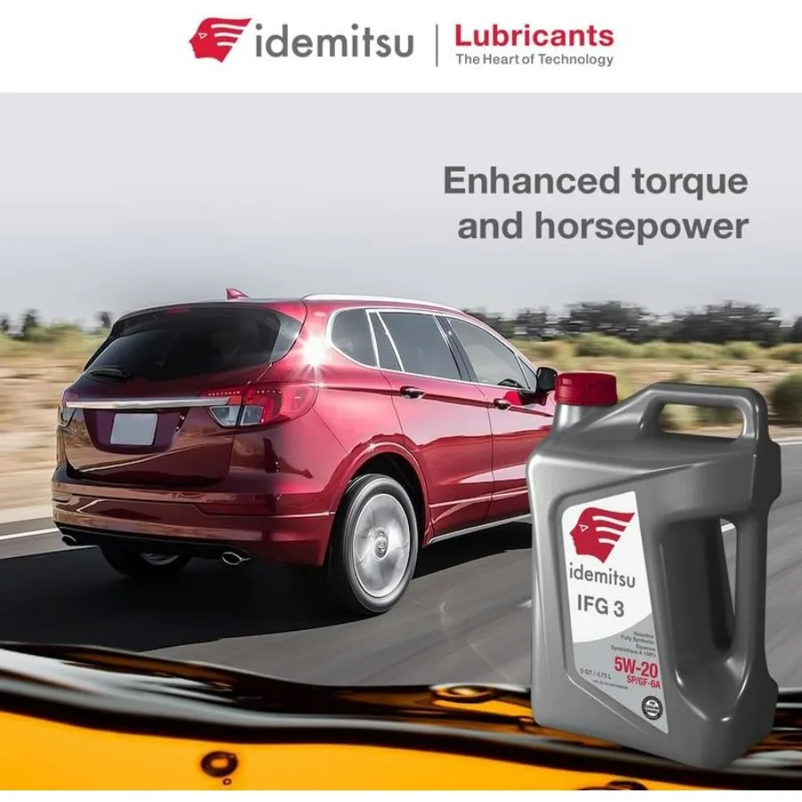 IFG 3 5W-20 Моторное масло, полностью синтетическое – 5 литров |   Сертифицированное моторное масло SP/GF-6A для двигателей TGDI и PFI |   Производитель для Максимального Э