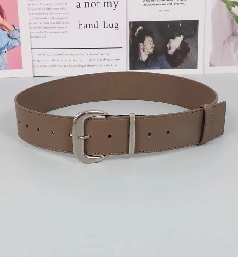 Corsetto da donna in vera pelle con fascia da smoking femminile, abito con cinturino, cintura larga J1691